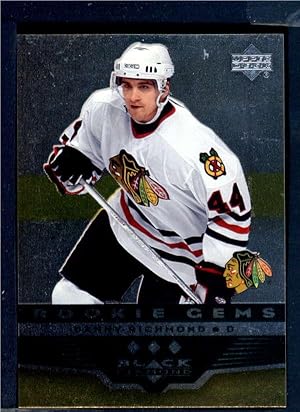 2005 Black Diamond #223 Danny Richmond RC Hockey Card