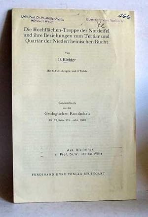 Die Hochflächen-Treppe der Nordeifel und ihre Beziehungen zum Tertiär und Quartiär der Niederrhei...