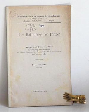 Über Halluzinose der Trinker - Dissertation.