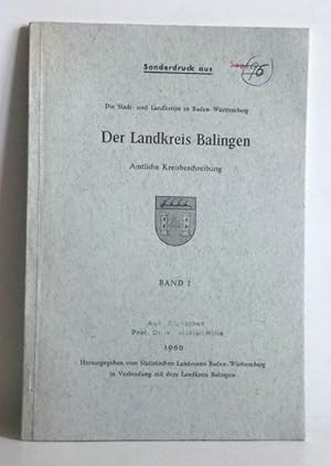 VI. Siedlungen und Wohnverhältnisse - 1. Die Siedlungen. - Sonderdruck aus: Der Landkreis Balinge...