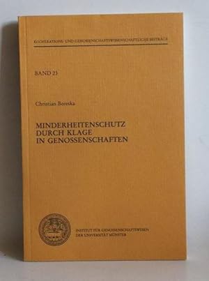 Minderheitenschutz durch Klage in Genossenschaften. -(=Kooperations- und genossenschaftswissensch...