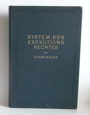 System des Exekutionsrechts.