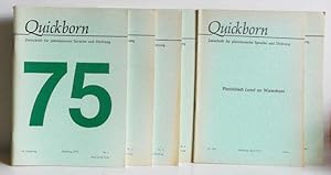 Quickborn - Zeitschrift für plattdeutsche Sprache und Dichtung. 1979, 69. Jahrgang, Heft Nr. 1, 2...