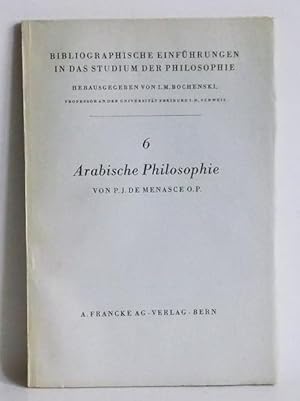 Arabische Philosophie. -(= Bibliographische Einführungen in das Studium der Philosophie, 6).