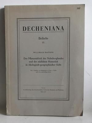 Das Pflanzenkleid des Naheberglandes und des südlichen Hunsrück in ökologisch-geographischer Sich...