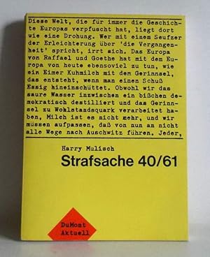 Strafsache 40/61. Eine Reportage.