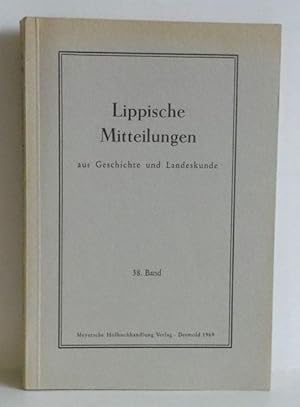 Lippische Mitteilungen zur Geschichte und Landeskunde - Band 38.