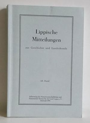 Lippische Mitteilungen zur Geschichte und Landeskunde - Band 64.