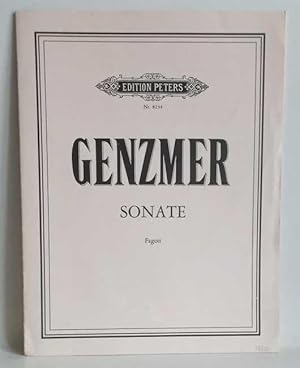 Harald Genzmer - Sonate für Fagott. -(=EP8234).