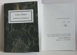 Gedichte des Wanderers. Herausgegeben von Frank Milautzcki. - Reihe FISCHSILBER. Klassik.