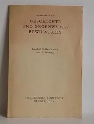 Immanuel Kant über den Weg der Geschichte. -Sonderdruck aus: Gechichte und Gegenwartsbewusstsein.