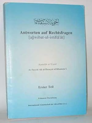 Antworten auf Rechtsfragen. Erster Teil. Erläuterte Übersetzung.