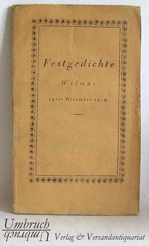 Bey Allerhöchster Anwesenheit Ihro Majestät der Kaiserin Mutter Maria Feodorowna in Weimar Masken...