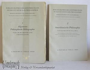 Bibliographische Einführungen in das Studium der Philosophie. Band 1 - 23.