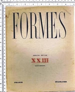 Formes English Edition XXIII: March 1932