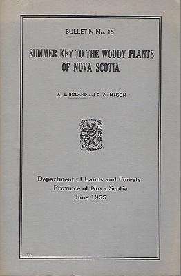 Summer Key to the Woody Plants of Nova Scotia