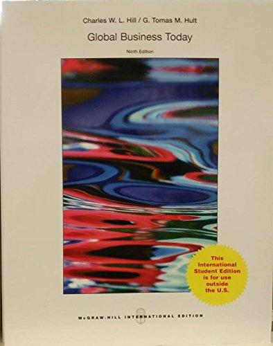 Global Business Today 9th International Edition Isbn