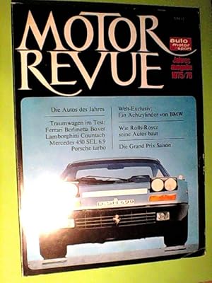 Motor Revue Jahresausgabe 1970/71 - Auto Motor und Sport