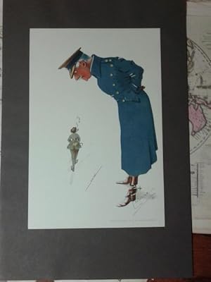 James Herbert Gustavus Meredyth Somerville, SACRE, British Army, Original Chromolithograph, 1918