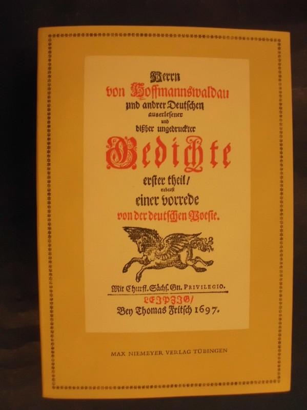 Anthologie Herrn von Hoffmannswaldau und andrer Deutschen auserlesener und bisher ungedruckter Gedichte, 3 vv.