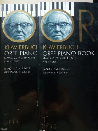 Orff-Klavierbuch. Band 1&2. Leichte Bearbeitungen aus, Easy arrangements from