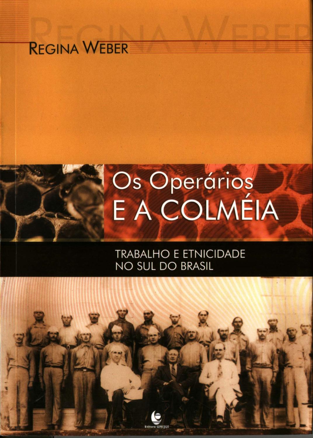 Os operários e a colméia : trabalho e etnicidade no sul do Brasil. -- ( Ciências Sociais ) - Weber, Regina