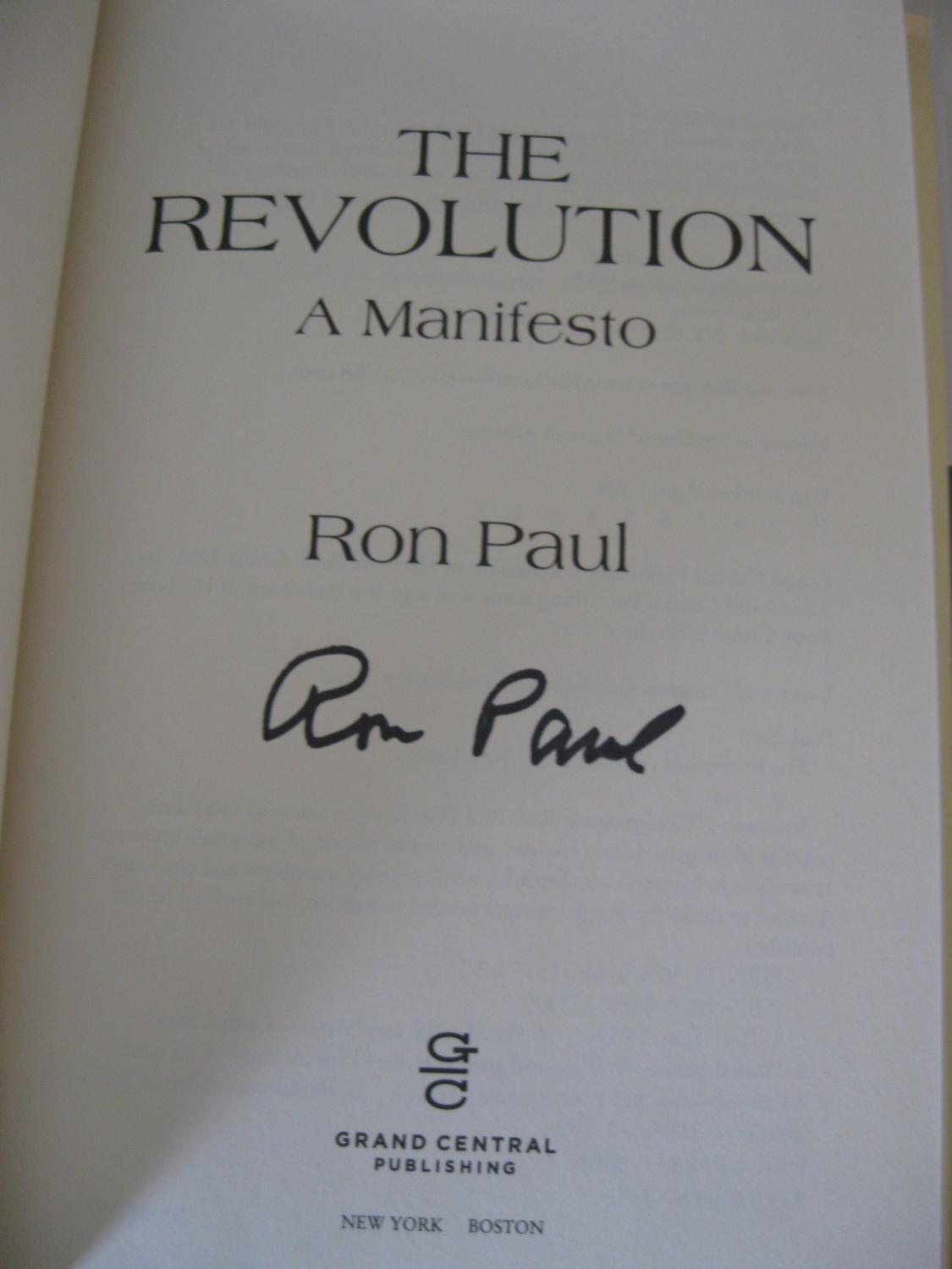The Revolution: A Manifesto