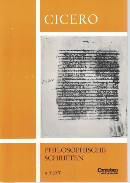 Konvolut 2 Bände: Auswahl aus de republica und anderen philosophische Schriften,1.: A. Text; 2.: B. Erläuterungen - Cicero, Marcus Tullius