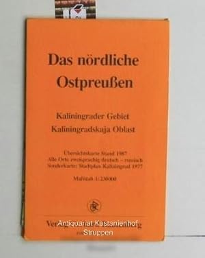 Das nördliche Ostpreussen,Übersichtskarte Stand 1987