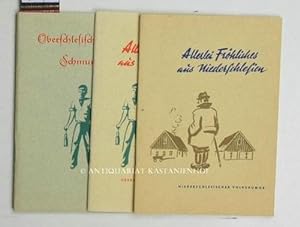 Konvolut drei Hefte zum Thema Schlesien:,1. Pawelitzki: Oberschlesisches Schmunzelbüchlein;