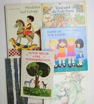 Konvolut 10 Kinderbücher. 1. Das Pferdemädchen. 2. Bine und die Parkoma. Mit Illustrationen von M...