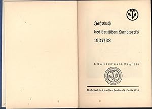 Jahrbuch des deutschen Handwerks 1937/38,1. April 1937 bis 31. März 1938