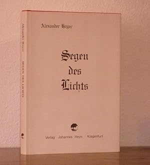 Segen des Lichts. Gedichte.