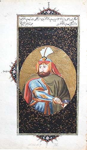 Murad IV Murad Oglu Ahmed I (1612-1640) Portrait Sultan Ottoman Empire Osmanisches Reich Türkei T...