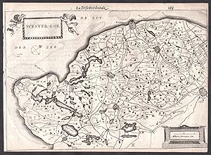 "Wester-Goe" - Leeuwarden Boalsert Franeker Harlingen Niederlande Colom Holland Nederland map carte