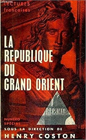 LECTURES FRANCAIS NUMERO SPECIAL JANVIER 1954 - LA REPUBLIQUE DU GRAND ORIENT.