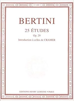 Etudes (25) Op.29 introduction à celles de Cramer