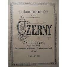 CZERNY - Op. 748 El Debut (25 Estudios para manos pequeñas) para Piano (Ruthardt)