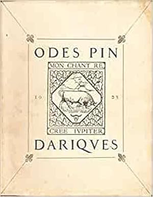 Le Premier Livre des Odes pindariques nouvellement rimées par Noël de La Houssaye, gentilhomme bl...