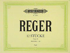 12Orgue STU Coin 2OP 59 arrangés pour Orgue [Notes/sheetm usic] Compositeur : REGER MAX