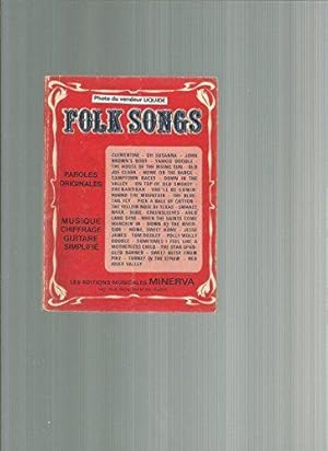 Folk songs - Paroles originales - Musique chiffrage guitare simplifié