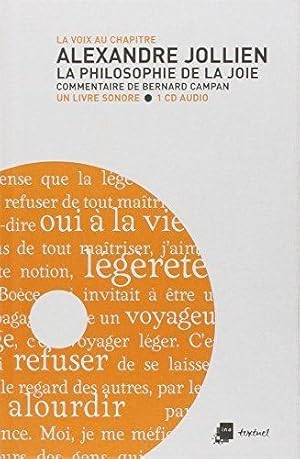 Alexandre Jollien : La philosophie de la joie (1CD audio)