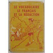 Le vocabulaire le français et la rédaction