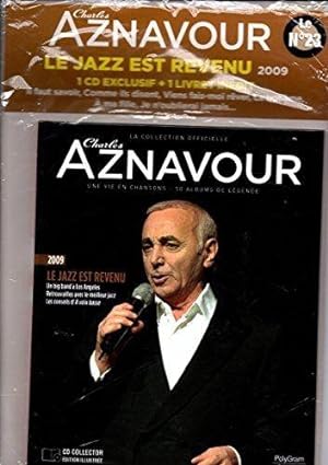AZNAVOUR LE JAZZ EST REVENU CD EXCLUSIF + LIVRET