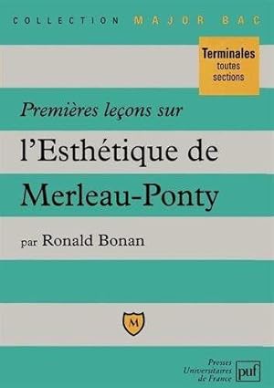 Premières leçons sur l'esthétique de Merleau-Ponty