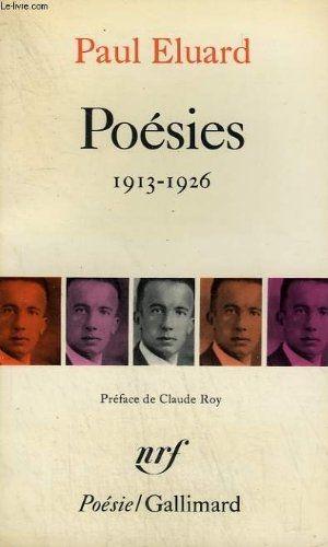 POESIES 1913 - 1926. COLLECTION : POESIE.