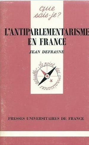 L'Antiparlementarisme en France