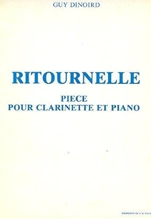 Ritournelle Pieces clarinette et piano
