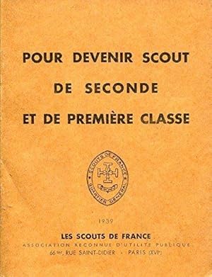 Pour devenir scout de seconde et de premi_re classe