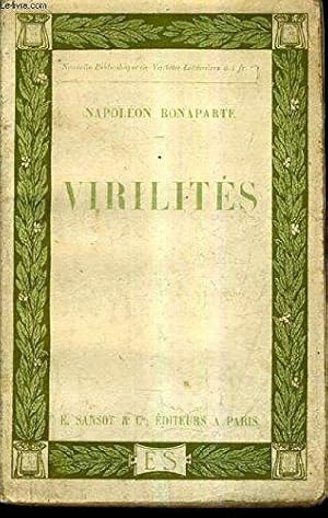 VIRILITES MAXIMES ET PENSEES - AVEC UNE INTRODUCTION PAR JULES BERTAUT.